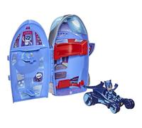 PJ Masks Hasbro Super pigiamini, Quartier Generale 2-in-1, playset della sede centrale e razzo giocattolo per età prescolare, per bambini dai 3 anni in su
