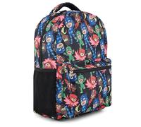 PJ MASKS Heroes Unite - Zaino con Catboy, Owlette, Geco e PJ Robot, Ready to Tackle Adventures, nero