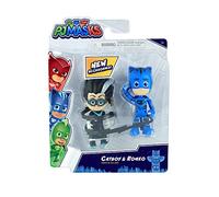PJ Masks Luna Set di 2 Statuette Serie 2-Catboy & Romeo, Colore, 20.3 x 15.7 x 5.1 cm, PJM65K00