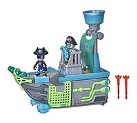 PJ Masks, Navicella Pigiapirati del Cielo, Giocattolo per età Prescolare, Playset Veicolo con 2 Action Figure, per Bambini dai 3 Anni in su, Multicolore