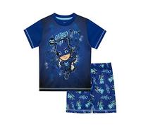 PJ MASKS Pigiama a Maniche Corta per Ragazzi Catboy