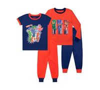 PJ Masks Pigiama per Ragazzi Super Pigiamini Confezione da 2 Vestibilitta Stretta