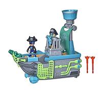 PJ Masks, Navicella Pigiapirati del Cielo, Giocattolo per età Prescolare, Playset Veicolo con 2 Action Figure, per Bambini dai 3 Anni in su, Multicolore
