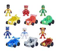 PJ Masks - Super Pigiamini, Personaggi e Veicoli, Collezione Power Heros, Giocattolo per età prescolare con 6 Personaggi e 6 Veicoli, per Bambini e Bambine dai 3 Anni in su