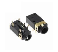 PJ342 3.5 mm Dip Headphone Socket Gold Plated Double Track 6 Feet Cable Pack of 10 for Audio Connections