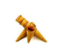 PJaspert Eiswaffeln | Cono da gelato "Mini" con bordo 60xØ27mm (594 pezzi)