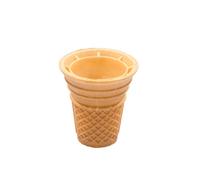 PJaspert Eiswaffeln | Coppa da gelato "Coppa Softeis" 70xØ64mm con bordo doppio (108 pezzi)