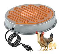 PJDDP Base Riscaldata per Abbeveratoio per Pollame, Scaldabagno per Pollo 30W per Base Riscaldata Antighiaccio Invernale, Base Riscaldata con Termostato per Polli/Galline/Anatre/Pulcini