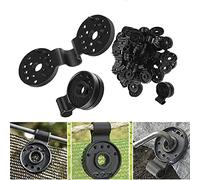 PJDDP Clips per Rete Ombreggiante,100 PCS Clip Riutilizzabile in Plastica per Tessuti Resistenti All'ombra per Tessuti per Serre,Parasole Fissaggi in Tessuto Morsetti di Fissaggio per Recinzione