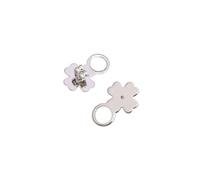 Pjeghbvop 2 eleganti chiusure a farfalla antiscivolo per orecchie sensibili, accessori di ricambio S, supporti in rame, Taglia unica, come descritto