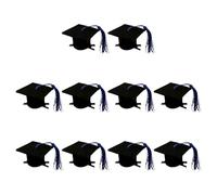 Pjeghbvop Berretto da laurea per università, laurea, celebrazioni e fotografie, cappello tradizionale da dottore, accessorio per laurea