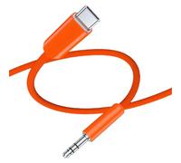 Pjeghbvop Cavo adattatore intrecciato da USB tipo C a cavo adattatore per cuffie da 3,5 mm per un suono chiaro da tipo C a cuffie