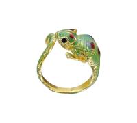 Pjeghbvop Innovativi anelli che trasformano il colore per persone attente alla moda con anelli Anole con effetti sensibili alla luce
