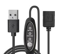 Pjeghbvop Interruttore di controllo di velocità USB -5 V elettronico a 3 velocità regolabile per ventilatore Celling controllo velocità della ventola
