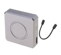Pjeghbvop Lega di alluminio 1000 / s, tipo C, 10 Gbps, M.2 NVME SSD, case mobile esterno, scatola per drive, adatta per dischi rigidi 2230, memoria in cartone per case mobili esterni