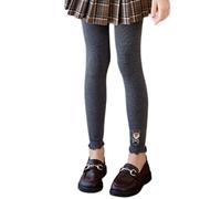Pjeghbvop Leggings sottili foderati in pile, Nine Points, grigio, L | Pantaloni corti sottili Nine Points in pile per l'uso quotidiano durante le attività all'aperto; morbidi, traspiranti