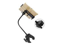 Pjeghbvop Supporto per microfono per telefono con braccio pieghevole per regolazione a 360 gradi durante le fotografie e lo streaming, morsetto stabile, flessibile