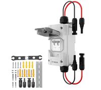 PJERJZN Interruttore di disconnessione del pannello solare, 10-60 A, 1000 V, isolatore fotovoltaico per esterni, copertura aggiornata, design visivo, scatola interruttore impermeabile, per camper