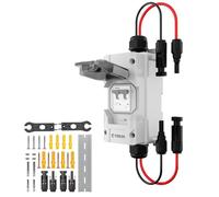 PJERJZN Interruttore di disconnessione del pannello solare, 10-60 A, 400 V, isolatore fotovoltaico per esterni, copertura aggiornata, design visivo, impermeabile, per camper, batteria fuori rete (400