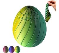 Pjjrdh Twisty Fidget Egg，3D Printed Slippery Egg Fidget Toy，Rotating Puzzle for Stress Relief,Sensation Stress Relief Balls Anxiety, Twistable Desk Toy for Relaxation(C)