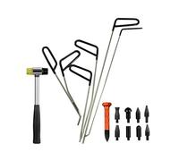 PJJUHS Italiano Kit di Aste in Acciaio Inox per Riparazione Ammaccature Carrozzeria Auto Strumenti per Rimozione Difetti Set Levabolli Carrozzeria