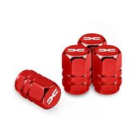 PjjxQf 4 Pezzi Auto Cappucci delle Valvole per Dacia Duster Spring Logan, Sandero,Tappi Valvole Pneumatici,Coprivalvole Tappi,Tappi Cappuccio Valvola Ruote Resistenti Accessori,A