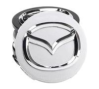 PjjxQf 4 Pezzi Auto Coprimozzi per Mazda 3 2006-2010 Mazda 6 Mazda 8 56mm,Coprimozzo Centro Ruota Tappi Impermeabile Antipolvere Ruota Coprimozzo Cerchioni Pneumatici
