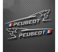 PjjxQf Auto Stemmi per Peugeot 208 308S 408 508 2008 3008-Modelle,Sticker Decalcomanie Etichetta Carrozzeria Emblema Logo Bagagliaio Posteriore Stemma Cofano Anteriore,A-Normal