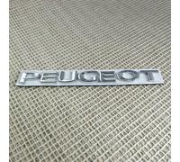 PjjxQf Auto Stemmi per Peugeot 308 308 CC 308 SW-Modelle,Sticker Decalcomanie Etichetta Carrozzeria Emblema Logo Bagagliaio Posteriore Stemma Cofano Anteriore,Silver-Normal