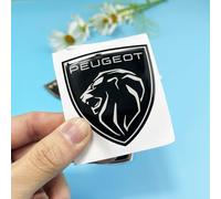 PjjxQf Auto Stemmi per Peugeot-Modelle,Sticker Decalcomanie Etichetta Carrozzeria Emblema Logo Bagagliaio Posteriore Stemma Cofano Anteriore,B-Normal