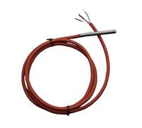 PJJYSVZP Sensore di Temperatura DS18B Acciaio Inossidabile Tensione 3,0 V-5 V -20 ~ +80 °C Celsius Resistente all'olio Temperatura Impermeabile Cavo in Silicone Sonda(with 4m Cable)