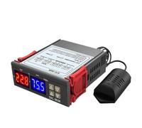 PJJYSVZP STC-3028 12V 24V 220V Doppio regolatore Digitale di Temperatura e umidità, Riscaldamento e Raffreddamento, termostato for incubatrice(12V)