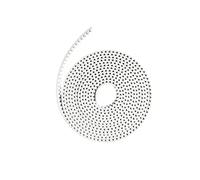 PJLANG Cinghia dentata aperta in PU bianco STD5M Larghezza 15 mm Trasmissione a denti Nastro trasportatore STS S5M Poliuretano PU aperto con cavo in acciaio Cinghia dentata(5 Meter)