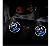 PJLLXY 2 Pezzi Auto Proiettore Luci Benvenuto per Opel Vauxhall Corsa F GS Line, Luci Proiettore Auto Luci Benvenute Cortesia Lampada di Porta Personalizzata