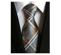 PJRYC Classici Uomini di Seta Lega Le Cravatte del Collo 8cm Cravatta a Strisce del Plaid for Gli Uomini Cravatte di Nozze del Commercio Formale degli Uomini (Color : YU-C21)