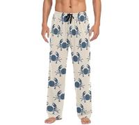 Pjs - Pantaloni da pigiama da uomo, con tasche separate, lunghi, Come nella foto, S
