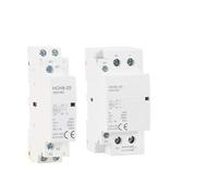 PJVPEJOD Contattore modulare CA for Uso Domestico HCH8-25A 2P 4P 40A 63A 100A 220V DIN Rail con Interruttore di Controllo Manuale 2NO 1NO1NC 2NC 4NO 2NO2NC4NC 1 pz.(25A-1NO1NC)