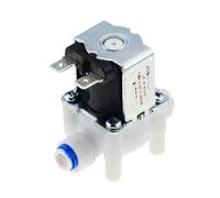 PJVPEJOD Elettrovalvola normalmente Chiusa, elettrovalvola Magnetica DC 12V, flussostato di Ingresso dell'Acqua, 1/4" 12V 24V 220V, regolatore Magnetico, distributore(Normally Close,DC 36V)