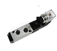 PJVPEJOD Elettrovalvola pneumatica 4V110-06 4V110-M5 Porta 1/8 Pollici BSP M5 12 V 24 V DC 5/2 Vie Valvola di Controllo con Cavo Tipo di Spina Luce a LED 1 Pz(220V-WIRE Lead Type,1/8 inch)