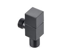PJVPEJOD valvola valvola dell'Acqua Nera 1/2 Pollice valvola ad Angolo in Ottone a Parete Bagno Balcone valvola di connessione 1/2 Pollice G1/2 "valvola di intercettazione