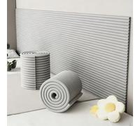 PJWDMWA Imbottitura f Pareti, Paraspigoli Angolari in Gomma NBR Autoadesive, Cuscini per Testata Letto for Pareti, Tavoli, Armadi, Scrivanie(Grey,2m/6.56ft)