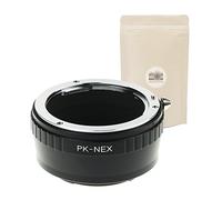 PK NEX - Anello adattatore per obiettivo Pentax K verso corpo macchina Sony NEX - 100% in metallo - Messa a fuoco infinito conservata - Adaptout marca francese