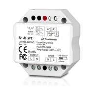 PK1/S1-B(WT)/S1-B(WZ)/R11/RT6/TW1 Dimmer LED AC Triac Controllo interruttore a pulsante(S1-B(WT) only)