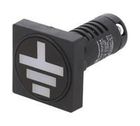 PK22-WU Indicatore di messa a terra 22mm PK22 -25-70°C IP54 24VAC 24VDC 22mm ...
