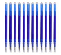 PKCHYE 12 pezzi compatibile con Pilot Frixion penna a sfera cancellabile lunghezza di scrittura 400 m penna a sfera cancellabile inchiostro termico mina sostituibile Blu 0,7 mm, ST024