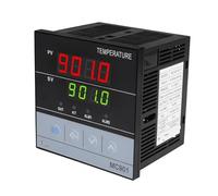 PKHDLYEU termostato Digitale Regolatore di Temperatura Ingresso Universale PT100 K Termocoppia PID Digitale SSR Uscita relè for Riscaldamento e Raffreddamento con Allarme Fahrenheit(MC901)