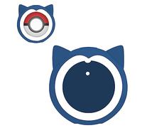 Pkila Custodia compatibile con Pokemon Go Plus, compatibile con custodia con cinturino da polso, infrangibile, antiurto, anti-graffio/anti-olio, custodia protettiva blu, custodia in morbido silicone
