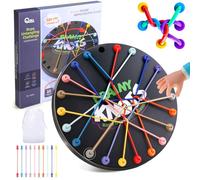 PKKP Brainy Knots Rope Untangling tavolo strategia gioco da tavolo, logica giochi Knot Logic Game, Twisted Games colorato corda ritorta, giochi di famiglia da 2 a 4 giocatori