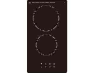 PKM EB-DCF-2X Glaskeramik - Doppelkochplatte, Sensor Touch Control, 9 Heizstufen, Timer, schwarz