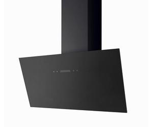 PKM KHS34-80 ABT2X, Cappa aspirante senza copertura, 80 cm, nera, con Touch Control, Timer, aspirazione e ricircolo dell'aria